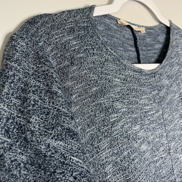 SOFT SURROUNDINGS Summer Maxi Dress M Blue Knit Short Sleeve Pockets. - Picture 5 of 7